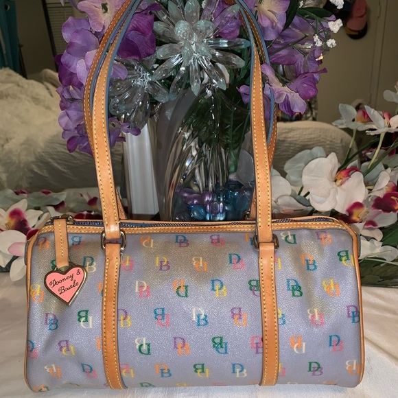 Dooney & Bourke Handbags - Dooney & Bourke Light Blue Barrel Bag